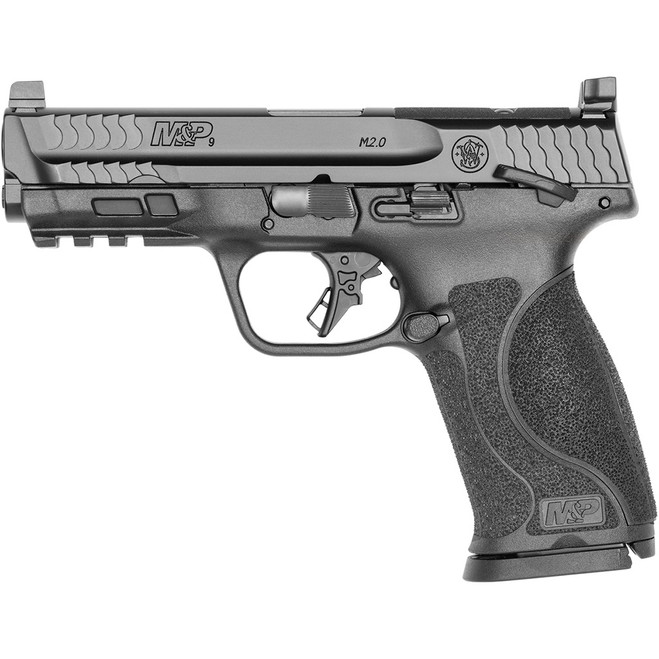 Smith and Wesson M&P9 M2.0 OR Pistol 9mm 4.25in Barrel 17rd Magazine TS Black Smith and Wesson M&P9 M2.0 OR Pistol 9mm 4.25in Barrel 17rd Magazine TS Black
