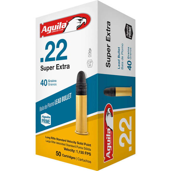 Aguila Standard Rimfire Ammo 22 LR. 40 gr. Solid 50 rd.