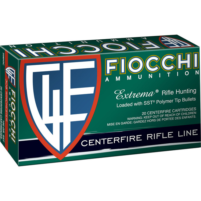 Fiocchi Hyperformance Hunt Rifle Ammo 308 Win. 180 gr. SST 20 rd. Fiocchi Hyperformance Hunt Rifle Ammo 308 Win. 180 gr. SST 20 rd.