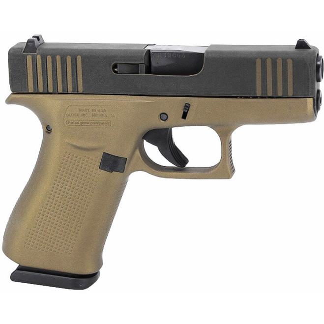 Glock 43X Pistol 9mm 3.41 in. OD Green 10 rd. - Freedom Armory