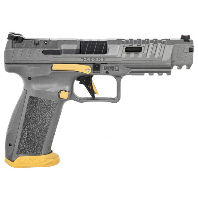 Canik SFx Rival Pistol 9mm 5 in. Grey with Gold 18 rd. Canik SFx Rival Pistol 9mm 5 in. Grey with Gold 18 rd.
