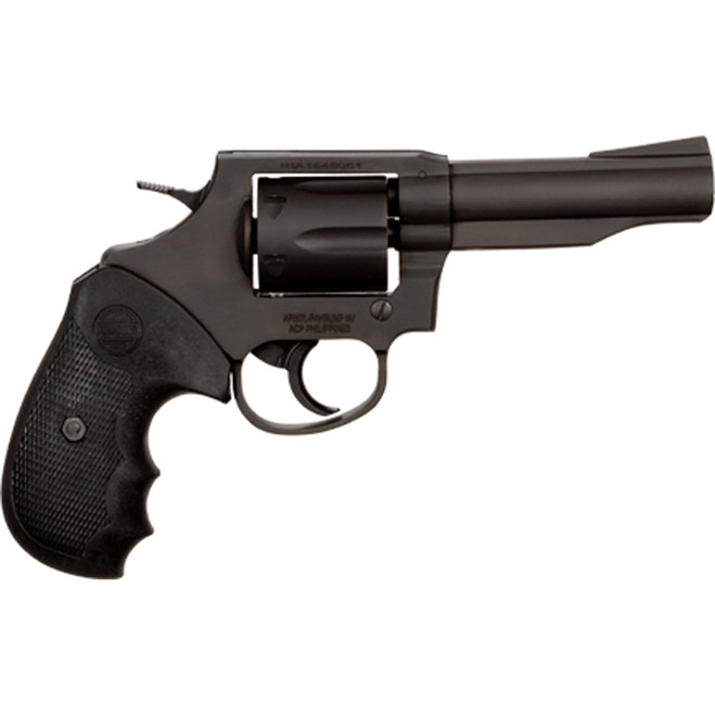 Rock Island M200 Revolver 38 Spl 4 in. Black Parkerized Polymer Grip 6 rd.