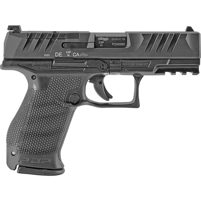 Walther PDP Compact Optic Ready Pistol 9mm 4 in. Black 15 rd. Walther PDP Compact Optic Ready Pistol 9mm 4 in. Black 15 rd.