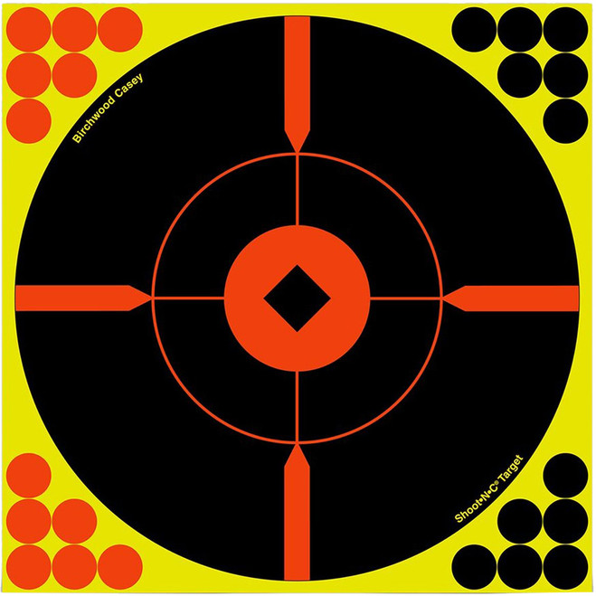 Birchwood Casey Shoot-N-C Target Crosshair Bullseye 12 in. 5 pk. Birchwood Casey Shoot-N-C Target Crosshair Bullseye 12 in. 5 pk.