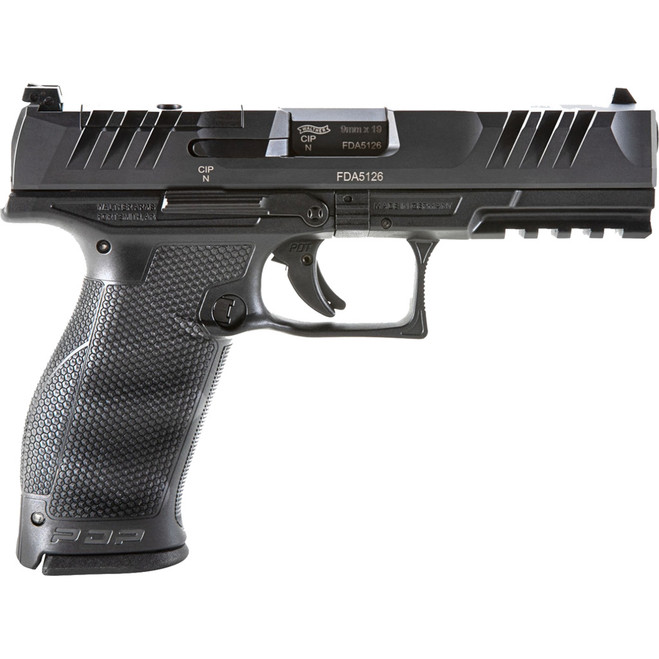Walther PDP Full Size Optic Ready Pistol 9mm 4.5 in. Black 18 rd. Walther PDP Full Size Optic Ready Pistol 9mm 4.5 in. Black 18 rd.