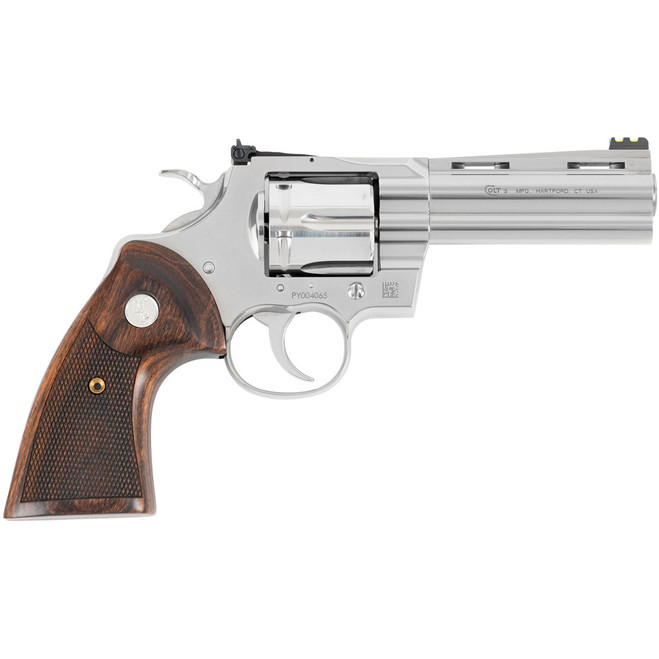 Colt Target Python Revolver 357 Mag 4.25 in. Stainless 6 rd. Colt Target Python Revolver 357 Mag 4.25 in. Stainless 6 rd.