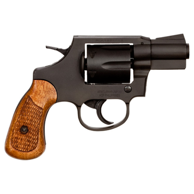 Rock Island M206 Spurless Revolver 38 Spl 2 in. Black Parkerized