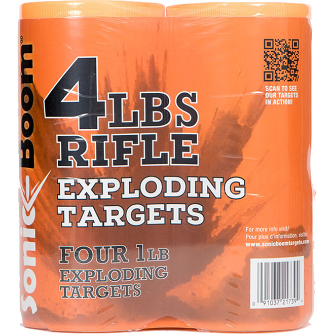 Sonic Boom Exploding Rifle Targets 1 lb. 4 pk. Sonic Boom Exploding Rifle Targets 1 lb. 4 pk.