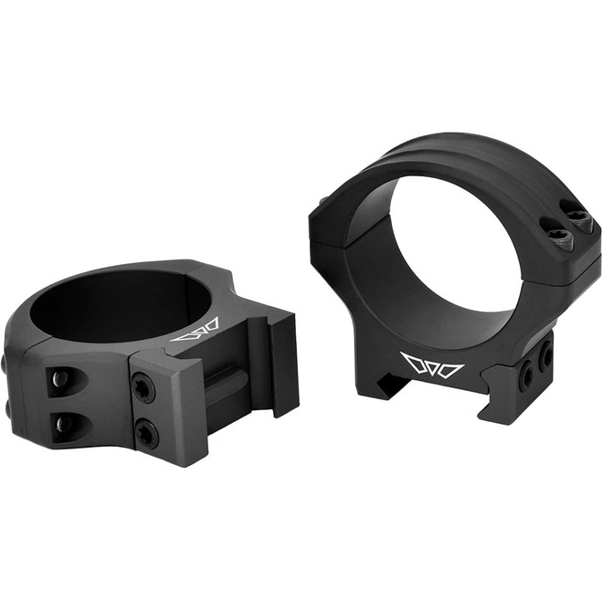 Warne Maxima Horizontal PA Scope Rings Matte Black 34mm Low