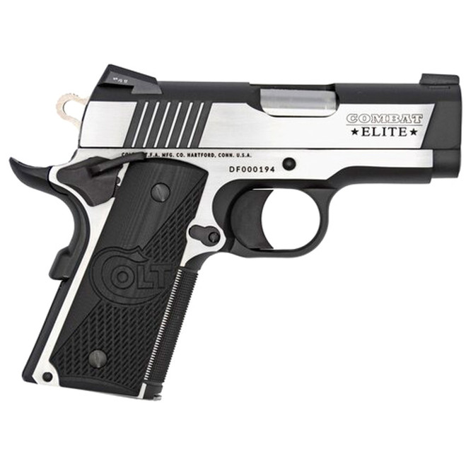 Colt 1911 Combat Elite Defender Pistol 9mm 3 in. TT Elite Two Tone 7 rd. Colt 1911 Combat Elite Defender Pistol 9mm 3 in. TT Elite Two Tone 7 rd.