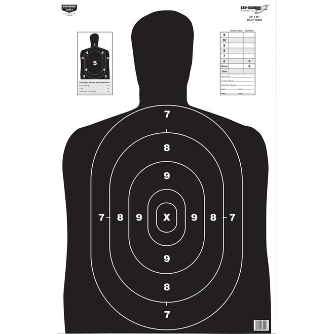 Birchwood Casey EZE-Scorer Target BC-27 23x35 in. 5 pk. Birchwood Casey EZE-Scorer Target BC-27 23x35 in. 5 pk.