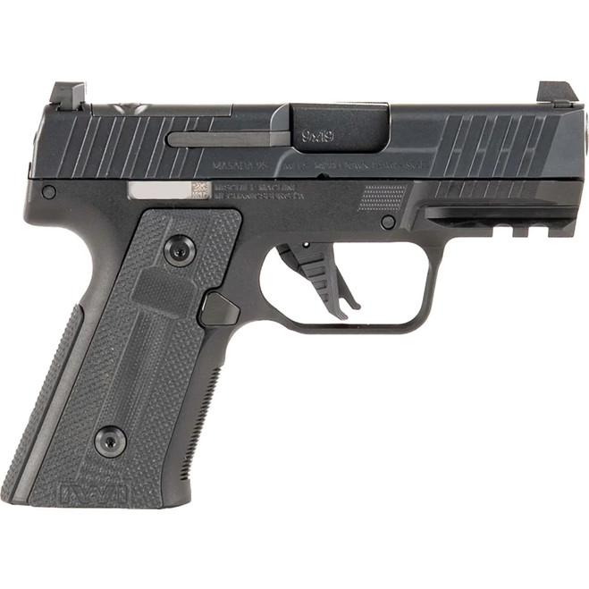 IWI MASADA Slim Commander Elite Pistol 9mm 3.4 in Black Alum Frame OR 13 rd IWI MASADA Slim Commander Elite Pistol 9mm 3.4 in Black Alum Frame OR 13 rd
