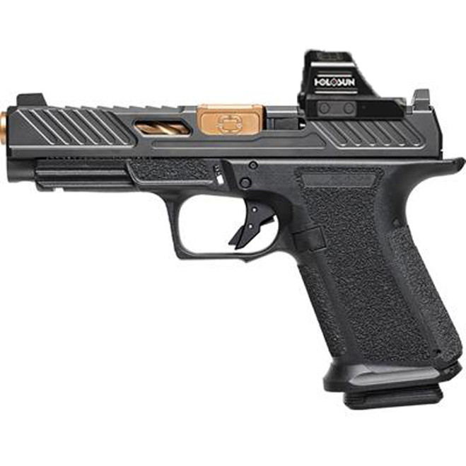 Shadow Systems MR920 Elite Slide Holosun Pistol 9mm 4 in. Black Frame Unthreaded Bronze 15 rd. Shadow Systems MR920 Elite Slide Holosun Pistol 9mm 4 in. Black Frame Unthreaded Bronze 15 rd.