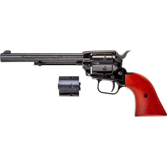 Heritage Rough Rider Revolver 22 LR/22 Mag. 6.5 in. Blued/Cocobolo Grip 6 rd. Heritage Rough Rider Revolver 22 LR/22 Mag. 6.5 in. Blued/Cocobolo Grip 6 rd.