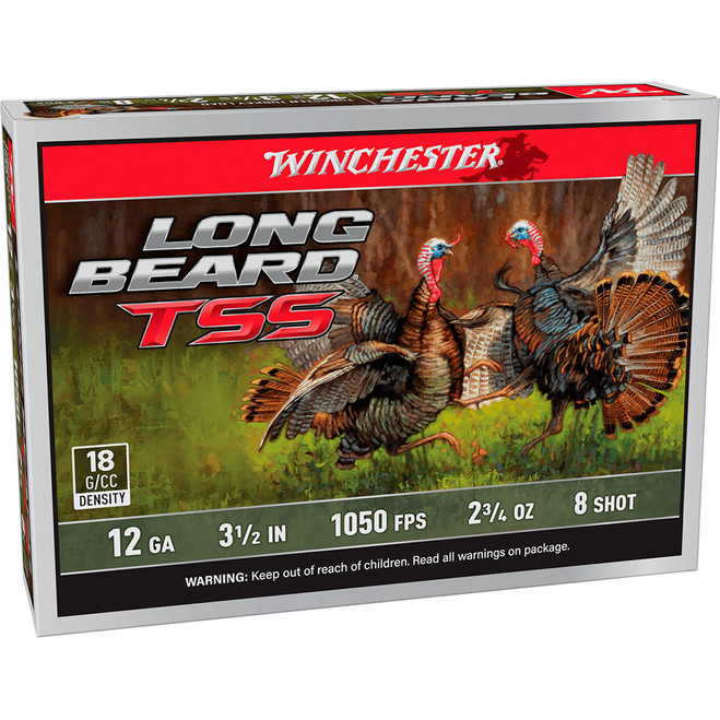Winchester Long Beard TSS Load 12 ga. 3.5 in. #8 TSS 2 3/4 oz 5 rd. Winchester Long Beard TSS Load 12 ga. 3.5 in. #8 TSS 2 3/4 oz 5 rd.