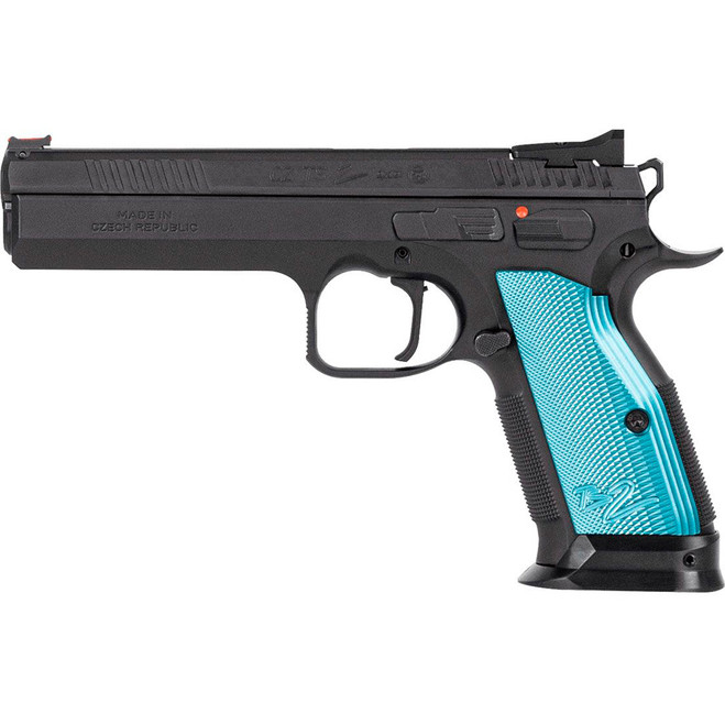 CZ Shadow 2 Optic Ready Pistol 9mm 4.89 in. Black/Blue Grips 19+1