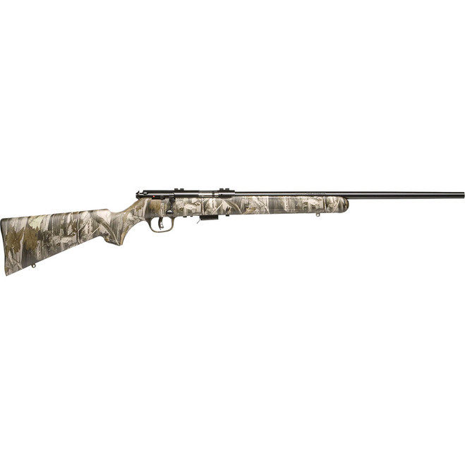 Savage 93R17 XP Rifle 17 HMR 21 in. Brush Camo w/ Scope RH