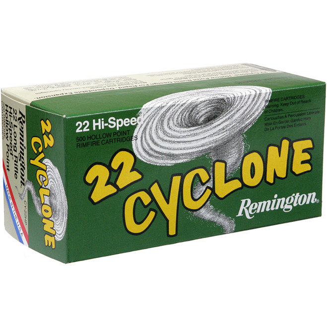 Remington Cyclone Rimfire Ammo 22 LR 36 gr. LHP 50 rd. Remington Cyclone Rimfire Ammo 22 LR 36 gr. LHP 50 rd.