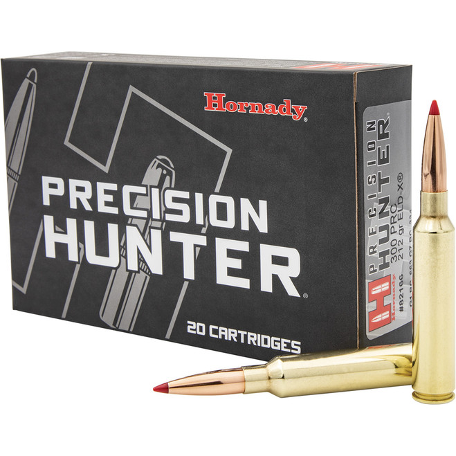 Hornady Precision Hunter Rifle Ammo 300 PRC 212 gr. ELD-X 20 rd. Hornady Precision Hunter Rifle Ammo 300 PRC 212 gr. ELD-X 20 rd.