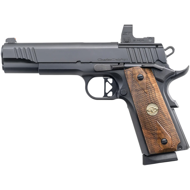 Charles Daly 1911 Superior Pistol 45 ACP 5 in Black Micro Reflex Sight Walnut Grip10 Charles Daly 1911 Superior Pistol 45 ACP 5 in Black Micro Reflex Sight Walnut Grip10