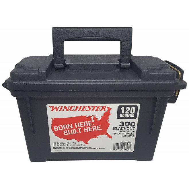 Winchester USA White Box 300 Blackout 200 gr. FMJOT 120 rd. Winchester USA White Box 300 Blackout 200 gr. FMJOT 120 rd.