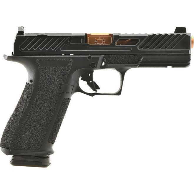 Shadow Systems DR920 Elite Slide Optic Pistol 9mm 4.5in Black Frame Unthreaded Barrel Bronze 17r Shadow Systems DR920 Elite Slide Optic Pistol 9mm 4.5in Black Frame Unthreaded Barrel Bronze 17r
