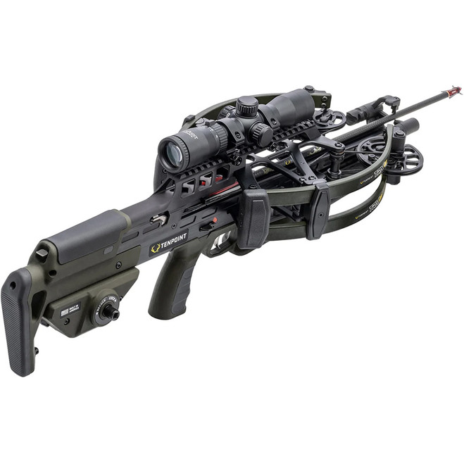 TenPoint TRX 26 Crossbow Package ACUslide MAXX Rangemaster 100 Scope Vektra