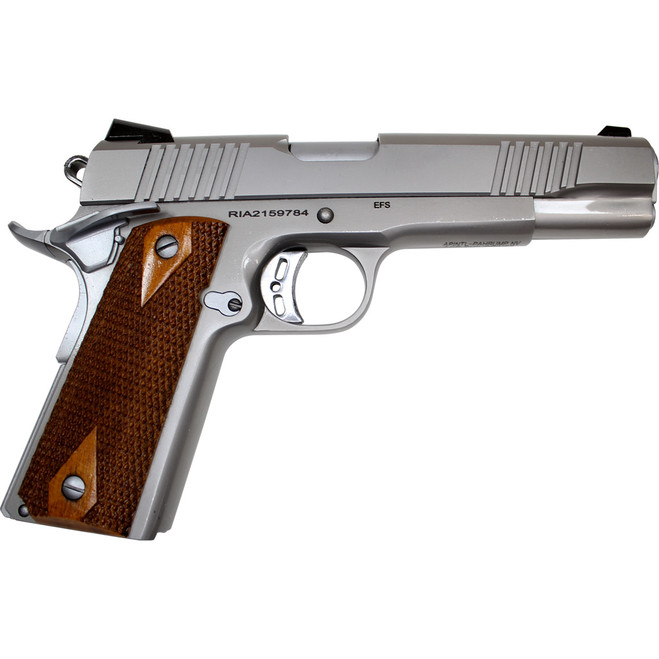 Rock Island Rock Standard FS 1911 Pistol 9mm 5 in. Stainless Steel
