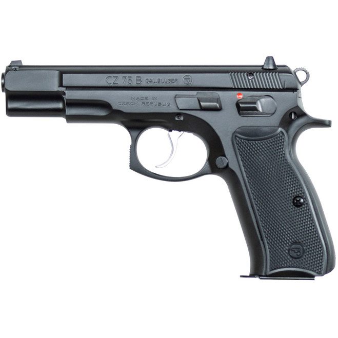 CZ 75 B 50th Anniversary Elite Pistol 9 mm 4.6 in. Black w/Manual