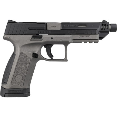 EAA Girsan Disruptor X Pistol 9mm 4.6 in Tungsten/Black Optics