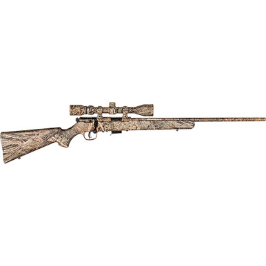 Savage 93 XP Rifle 22 WMR 22 in. Brush Camo w/ Scope RH - Freedom