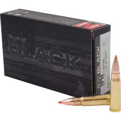 Hornady Black Rifle Ammo 7.62x39 123 gr. SST Black 20 rd