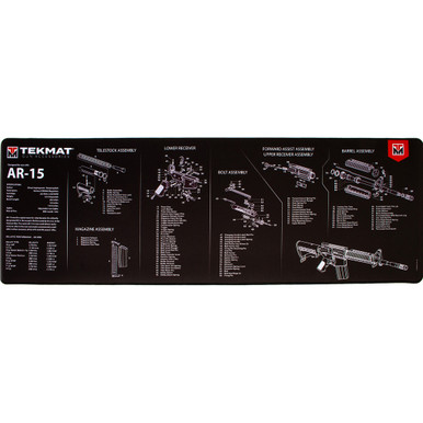 ライデンページ Tekmat Ultra 44 Rifle Cleaning Mat Black A-15 - Freedom Armory
