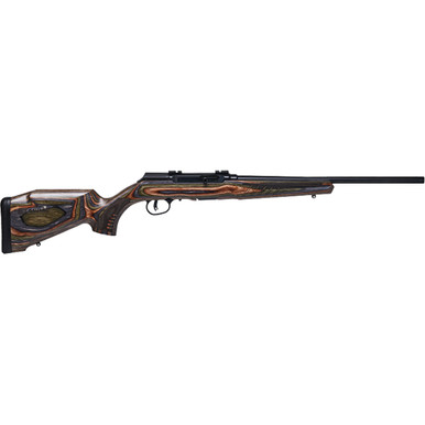 Savage A22 BNS-SR Rifle 22 LR 18 in. Forest Green Wood Laminate RH