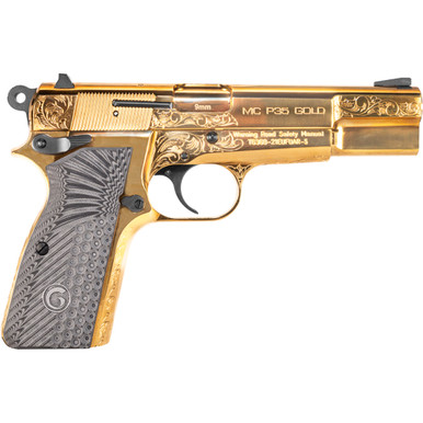 EAA Girsan MCP35 Pistol 9mm 4.87 in. Gold Engraved 15+1 Rd