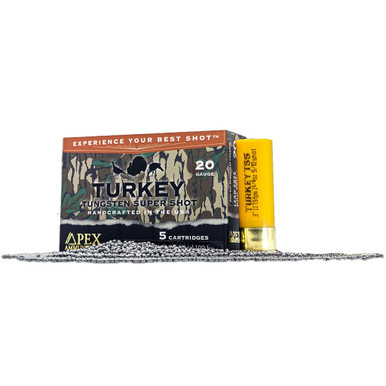 Apex Turkey TSS Greenleaf Shotgun Ammo 20 ga. 3 in. 1-5/8 oz. #9
