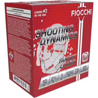 Fiocchi Shooting Dynamics Shotgun Loads 12 ga. 2.75 in. 1 oz. 1250