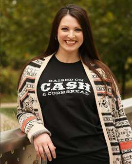 Raised On Cash And Cornbread - Shirt