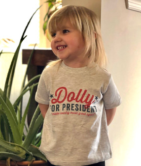 Dolly For President - TODDLER - Heather White