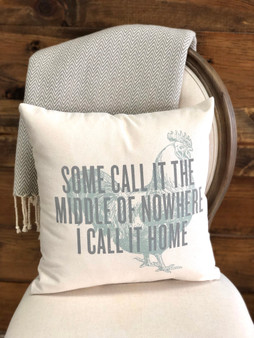 Middle of Nowhere - Throw Pillow