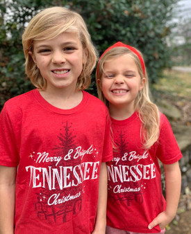 Merry & Bright Tennessee- Youth Shirt