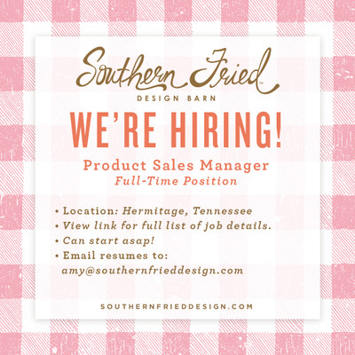 WE'RE HIRING! Product Sales Manager - Full-Time Position