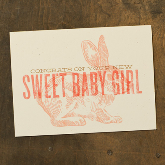 Sweet Baby Girl Card