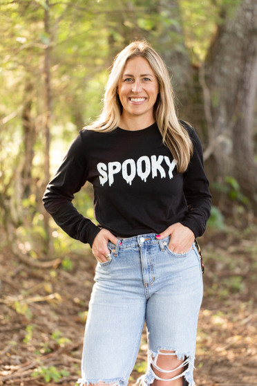 Spooky-Long Sleeve Shirt