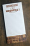 Moonshine or Moonpies? Notepad