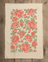 Rose Pattern (Red)- Kitchen Towel