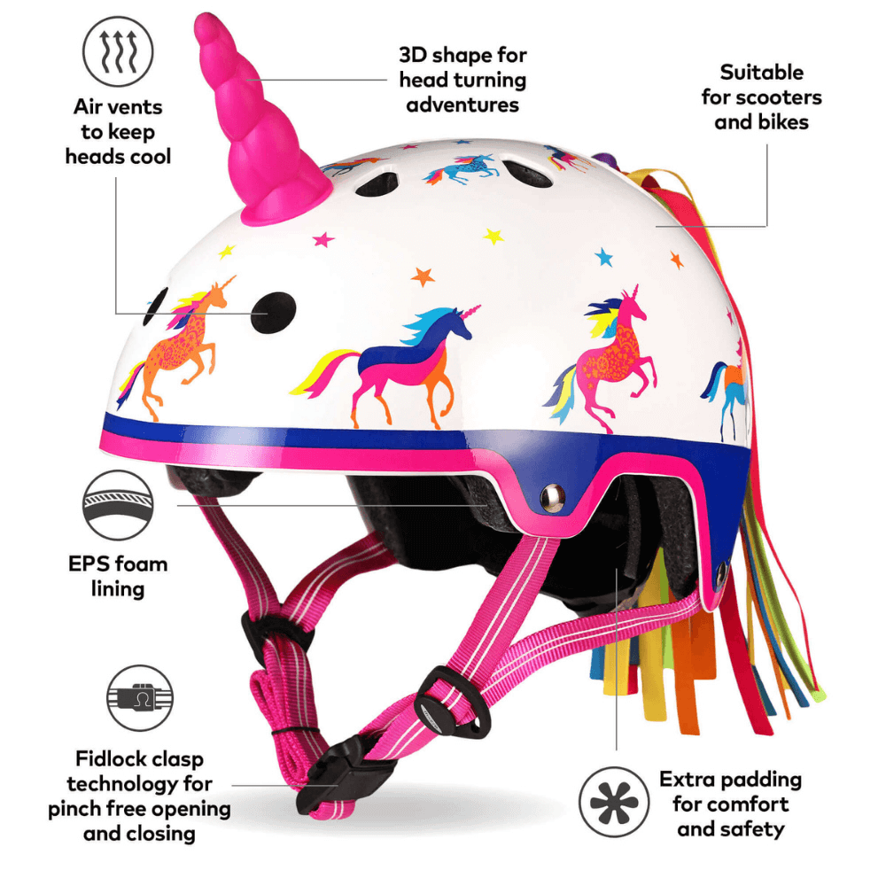 Unicorn Bike Helmet Uk Unicorn Micro Scooters Deluxe Helmet Small
