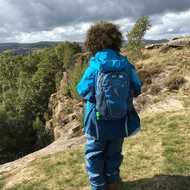 When can kids start carrying a backpack on hikes?
