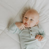Organic Kangaroo Pocket Jumpsuit - Blue, 12-18m