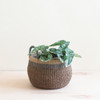 Handwoven Hemp Basket with Handles